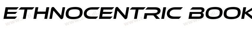 Ethnocentric Book It字体转换
